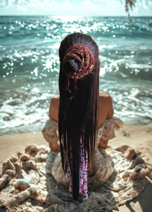 Brown Dreads and Braids Hair Band