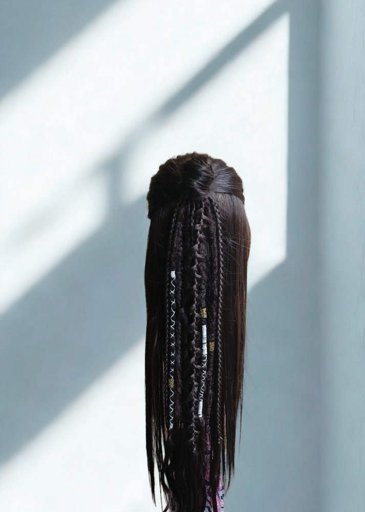 Dreadlock Band Dark Brown