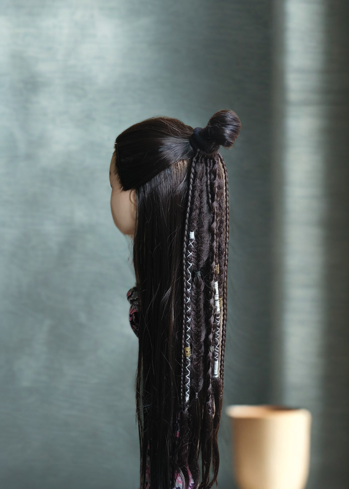 Dreadlock Band Dark Brown
