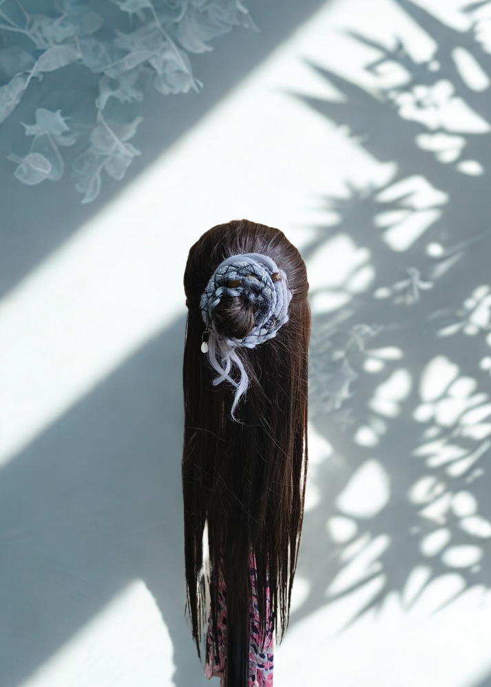 Dreadlock Band Black and Dark Grey