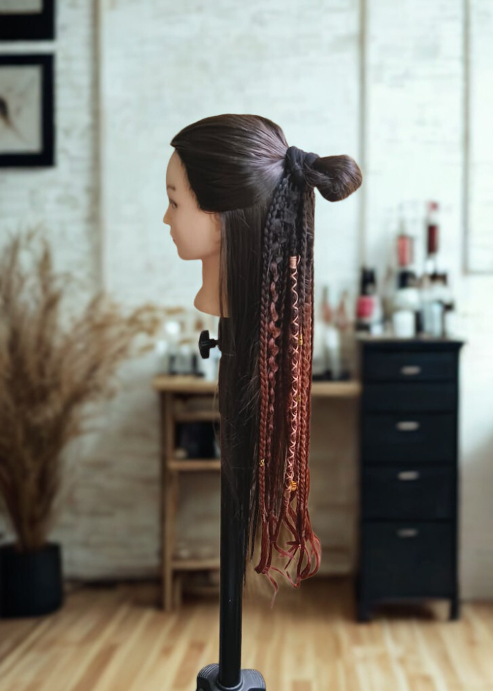 Brown Dreads and Braids Hair Band