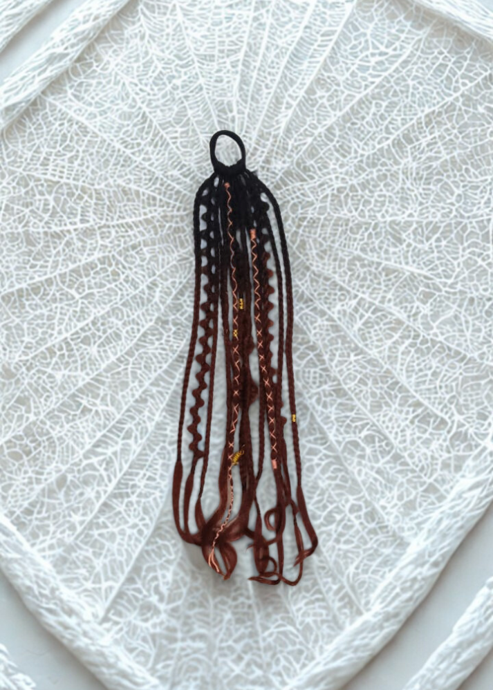 Brown Dreads and Braids Hair Band