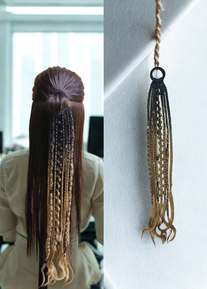 Dreads and Braids Band Golden Black