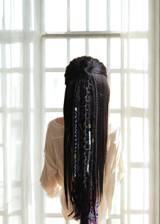 Dreadlock Band Dark Brown